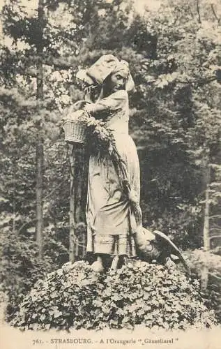 Postcard France Strasbourg the orengery