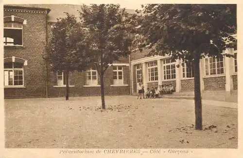 Postcard France Chevrieres cote garcons