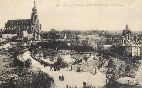 Postcard France Rouen Bonsecours