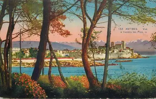 Postcard France Antibes