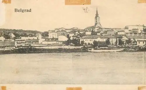 Postcard Serbia Belgrade