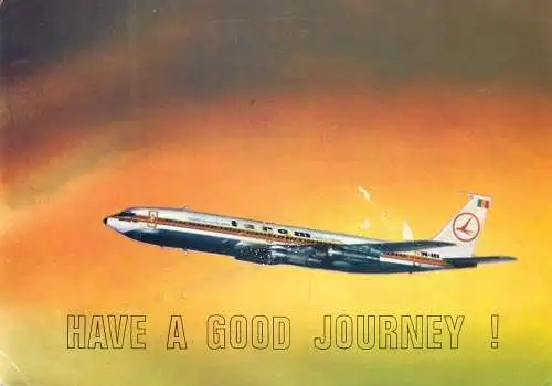 Have a good journey Tarom Boeing 707 320C Aircraft
