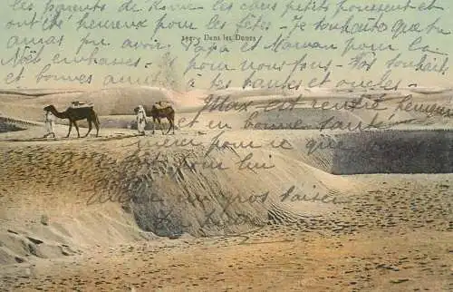 African types and scenes - dans les dunes