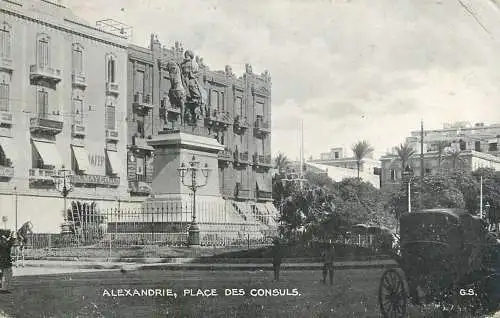 Egypt Alexandria Place des Consuls