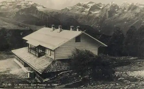 Italy La Mendola Casa Penegal verso il Gruppo di Brenta