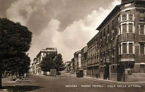 Italy Ancona Corso Tripoli Viale della Vittoria