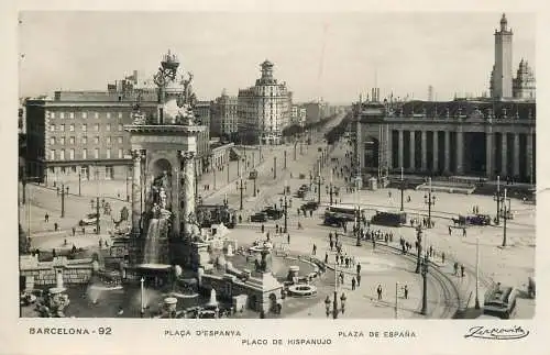 Spain Barceloan Plaza d'Espanya