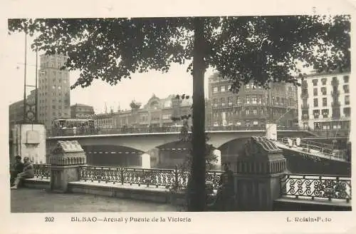 Spain Bilbao Arenal y Puente de la Victoria