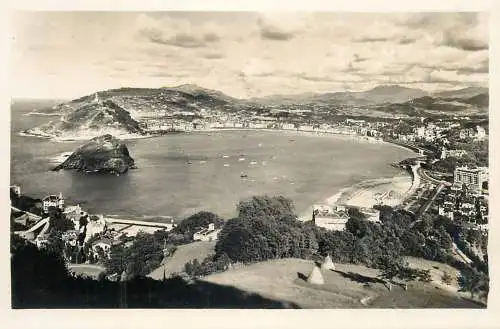 Spain San Sebastian Vista desde el Monte Igueldo