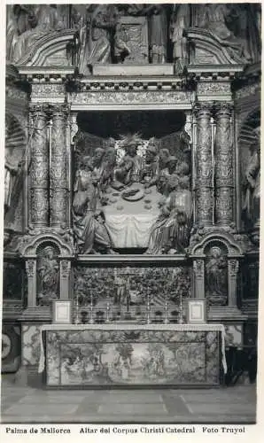 Spain Palma de Mallorca Altar del Corpus Christi Catedral