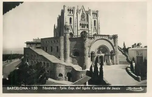 Spain Barcelona Tibidabo Expo del Sagrado Corazon de Jesus