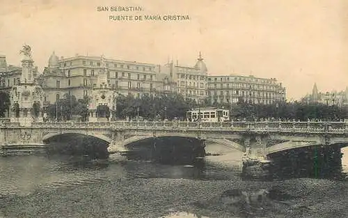 Spain San Sebastian  Puente Maria Cristina