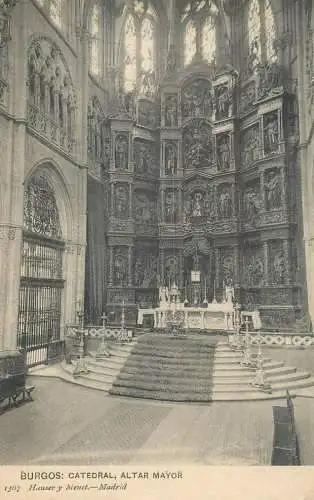 Spain Burgos Catedral Altar Mayor