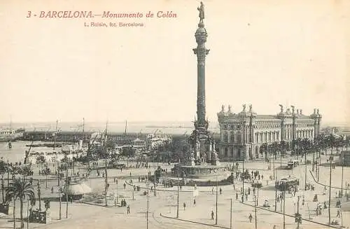 Spain Barcelona Monumento de Colon