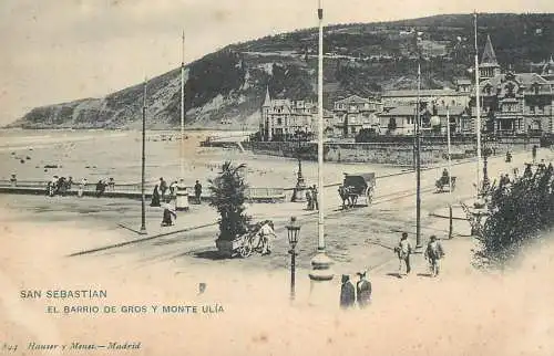Spain San Sebastian El Barrio de Gros y Monte Ulia