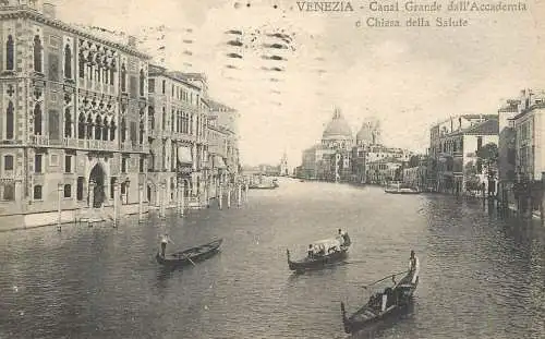 Italy Venezia Canal Grande dall'Accademia & Chiesa della Salute