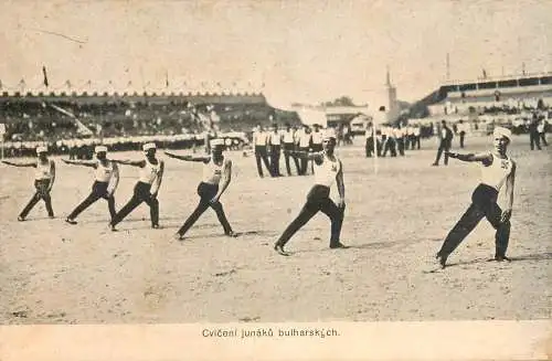 Dopisnice Ceske Obce Sokolske, Sokol Praha 1912
