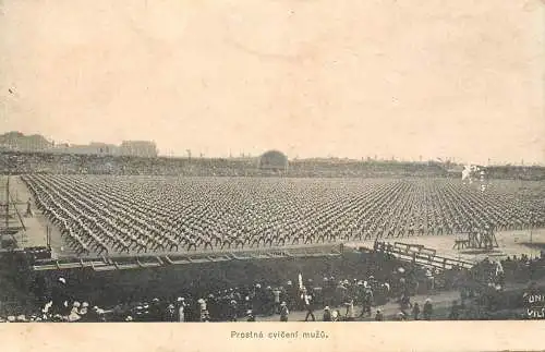 Dopisnice Ceske Obce Sokolske, Sokol Praha 1912