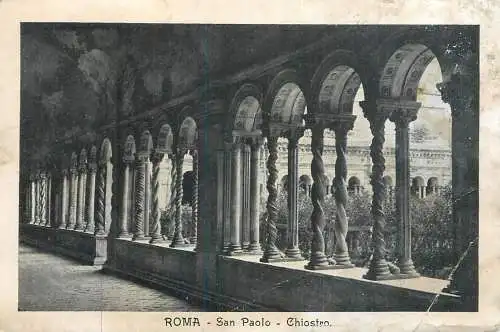 Italy Roma San Paolo Chiostro