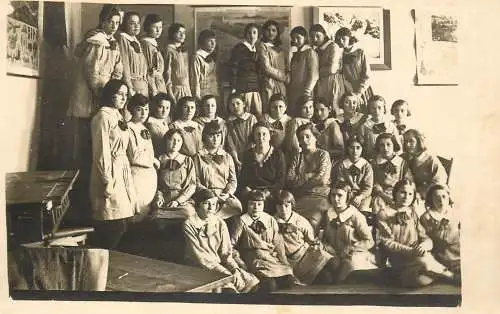 Romania school prom souvenir photo 1930