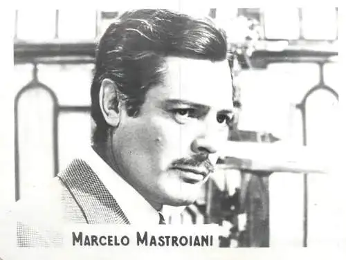 Actors souvenir photo Marcelo Mastroiani