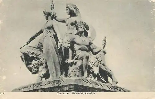 Statue of America - The Albert Memorial