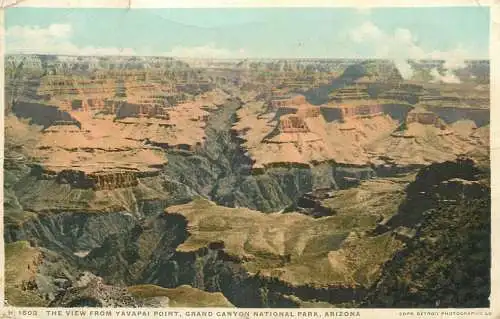 USA Grand Canyon National Park AZ view from Yavapai Point