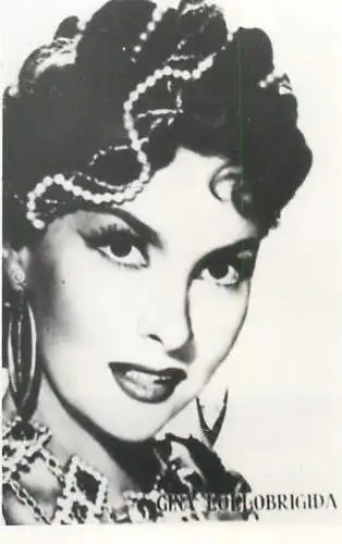 Actors souvenir photo Gina Lollobrigida