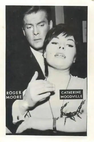 Actors souvenir photo Roger Moore & Catherine Woodville