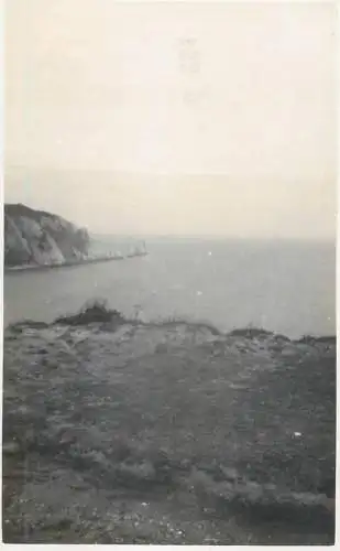 Real photo postcard place to identify sea coast