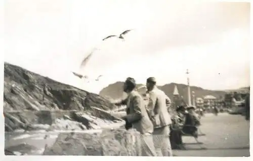 Real photo postcard place to identify river banks