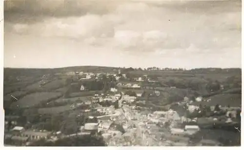 Real photo postcard place to identify city panorama