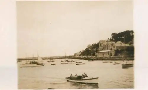 Real photo postcard place to identify sailing vessels