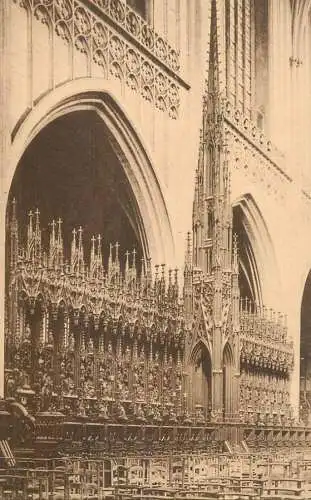 Belgium Anvers Les Stalles de la Cathedrale