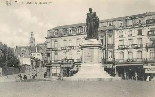 Belgium Mons Statue de Leopold I