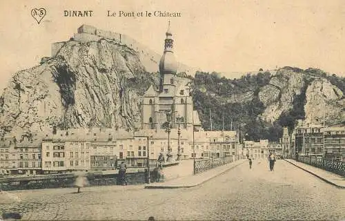 Belgium Dinant Le Pont & le Chateau