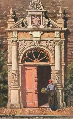 AK Welt Landschaft Germany portail doorway