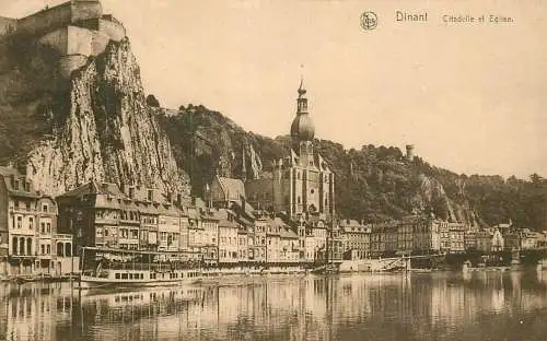 Belgium Dinant Citadelle & Eglise
