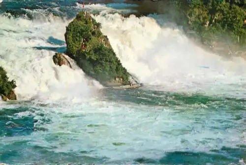 Postcard Switzerland Rheinfall bei Neuhausen
