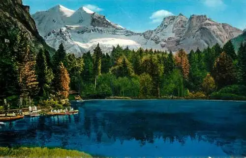 Postcard Switzerland Blausee mit Doldenhorn