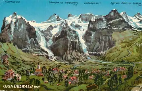 Postcard Switzerland Grindelwald