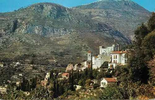 Postcard France Roquebrune village