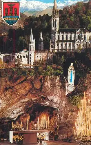 Postcard France Lourdes