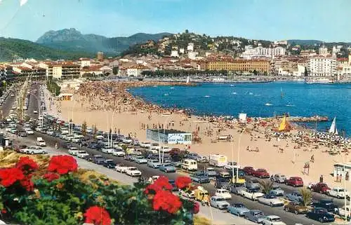 Postcard France Frejus beach