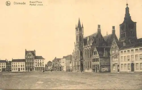 Belgium Dixmude Market Place