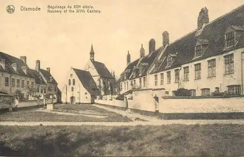 Belgium Dixmude Nunnery of the XIVth siecle