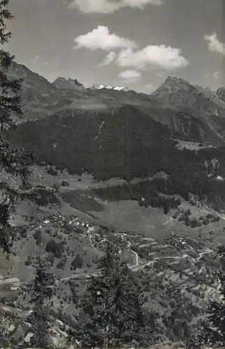 Postcard Switzerland Verbier et Medieres de Sion