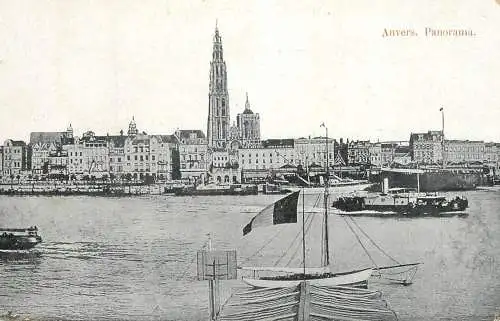 Belgium Anvers vue panoramique