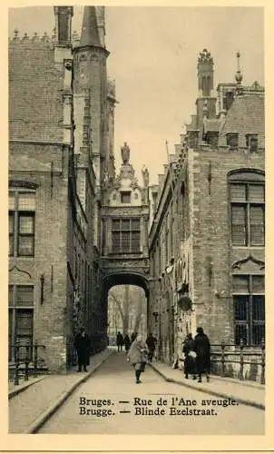 Belgium Brugge Blinde Ezelstraat