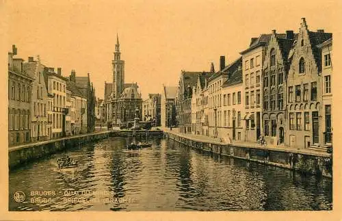 Belgium Brugge Quai du Miroir